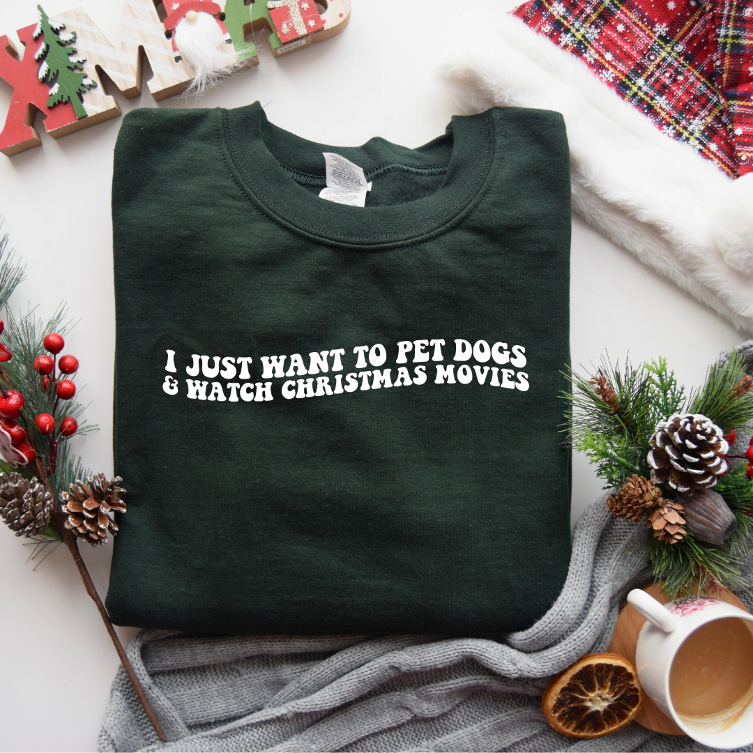 Pet Dogs & Watch Christmas Movies