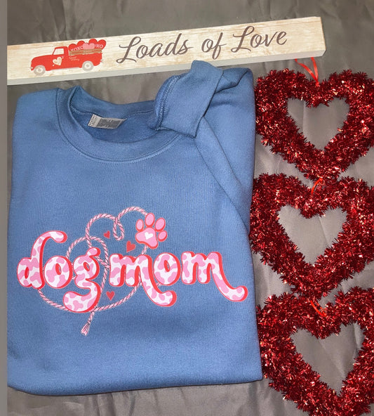 Dog Mom Cow Print