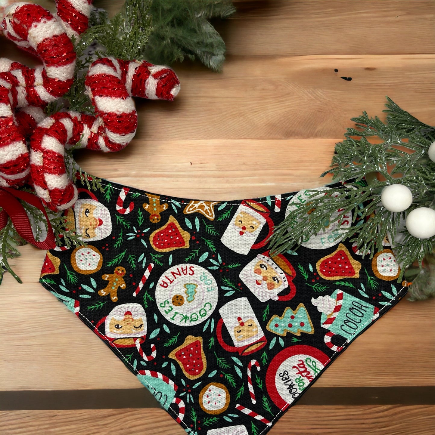 Santa’s Cookies Dog Bandana