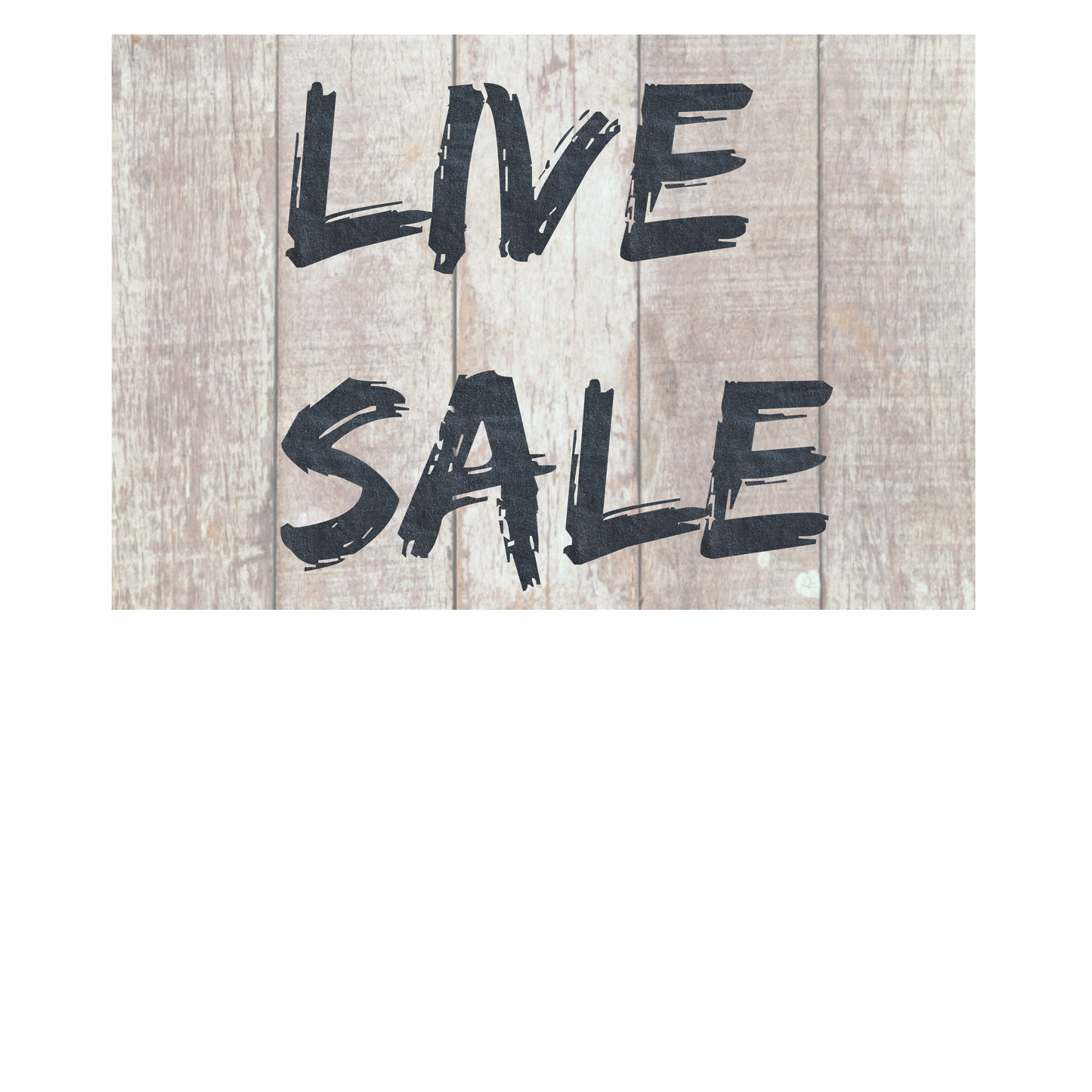 Live T-Shirt Sale