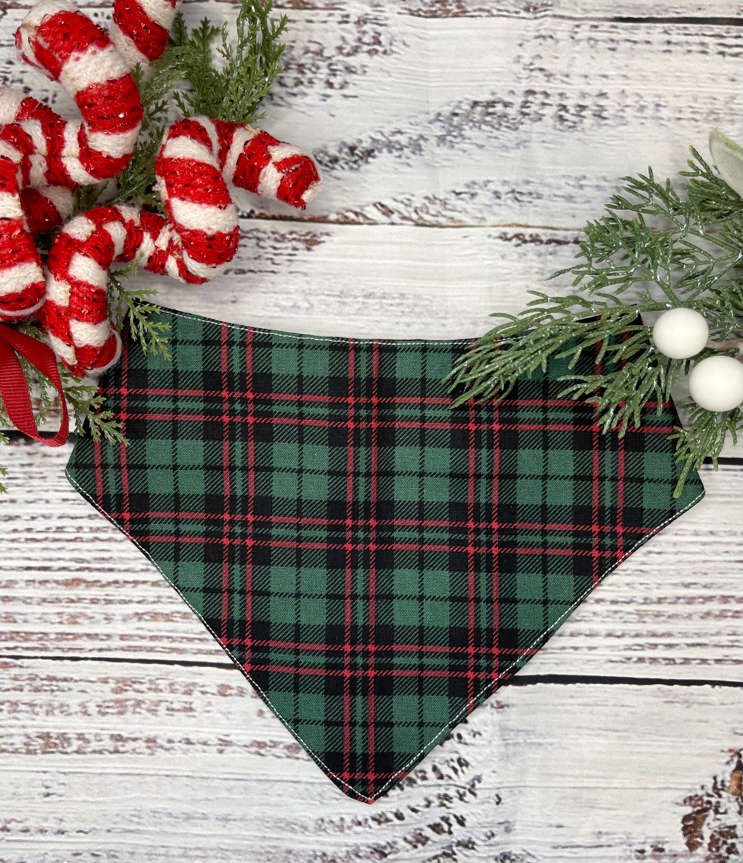 Christmas Plaid Bandana