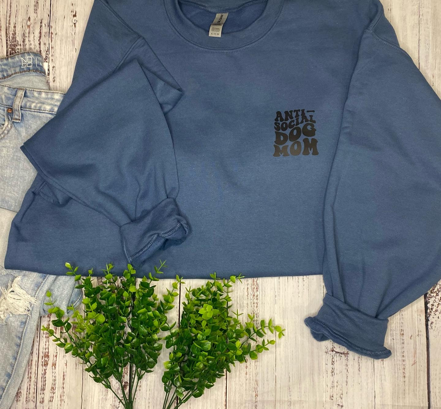 Anti-Social Dog Mom Crewneck