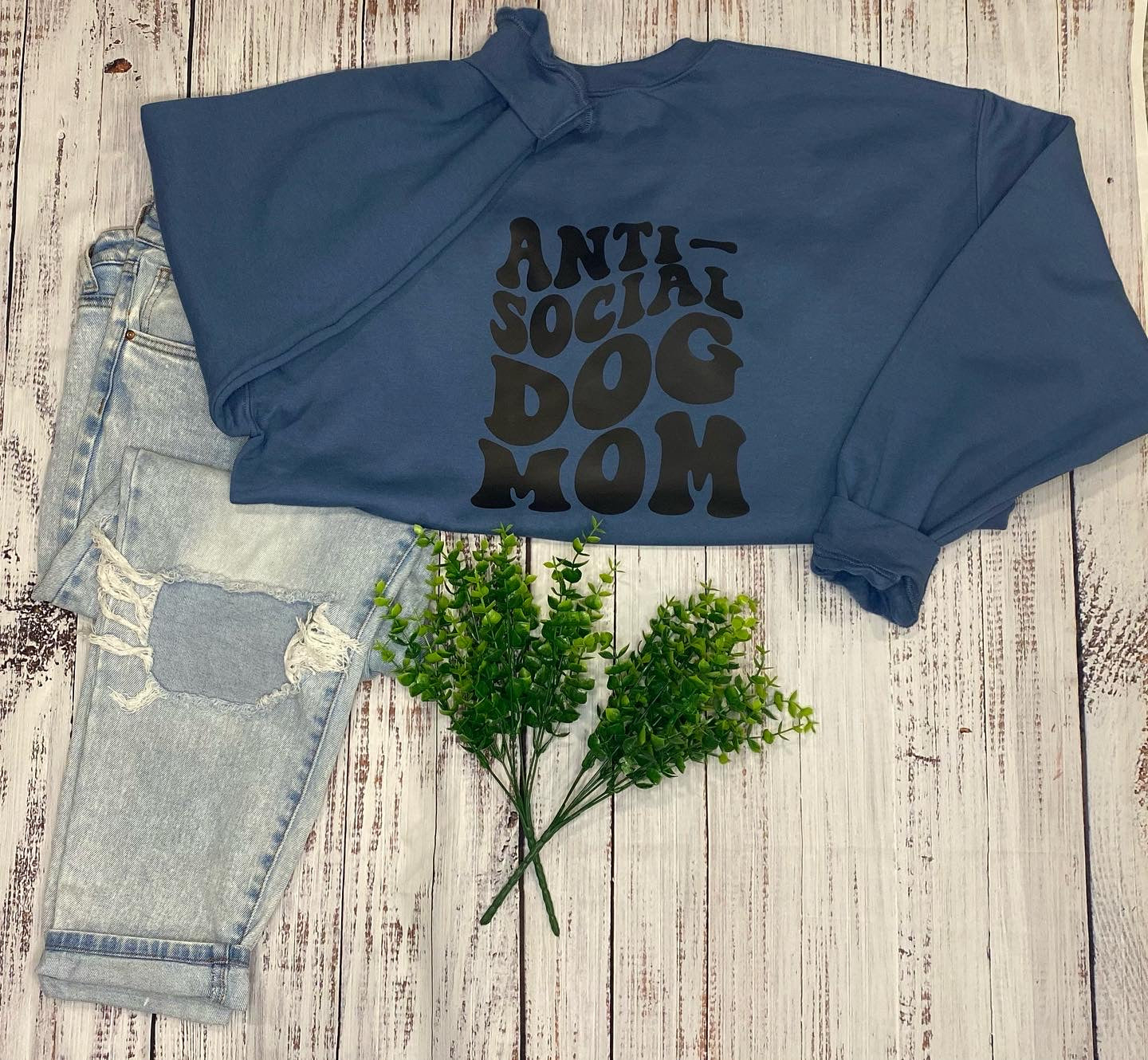 Anti-Social Dog Mom Crewneck